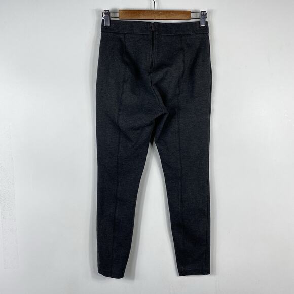 J. Crew Size Medium Petite Any Day Ponte Knit Pixie Skinny Pants Gray H0713 - Picture 3 of 6